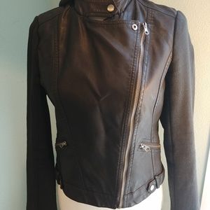 EUC Faux leather jacket